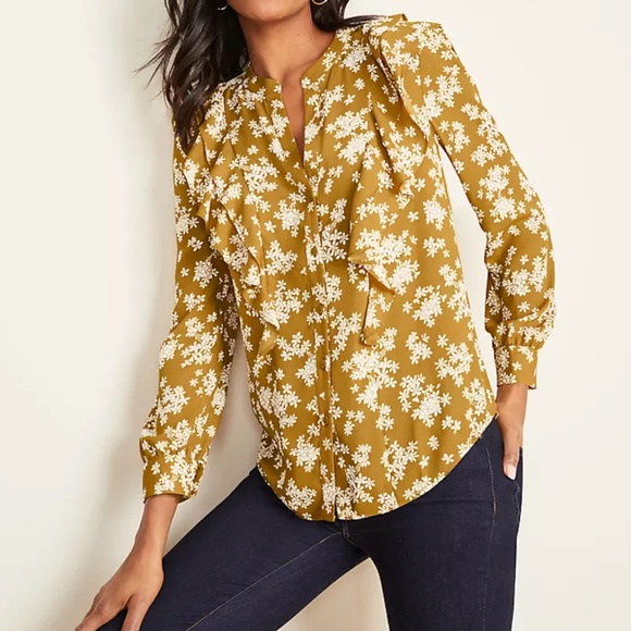Ann Taylor Tops - Ann Taylor Floral Top M